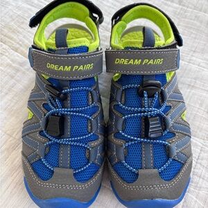 Dream Pairs Kids Grey, Green, Blue Outdoor Sports Sandals